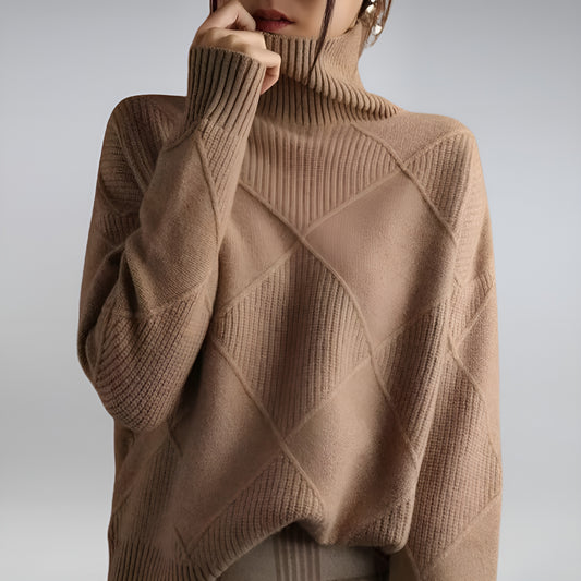 Lia™ | Mjuk Cashmere Polotröja