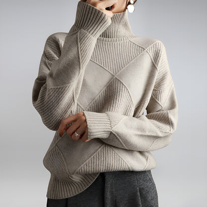 Lia™ | Mjuk Cashmere Polotröja