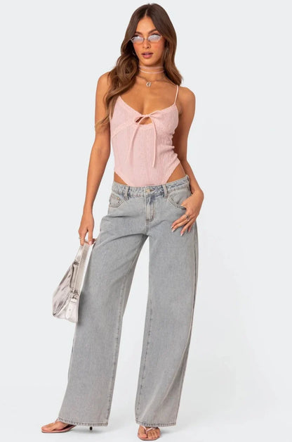 DEN VIRAL BOW TIE JEANS